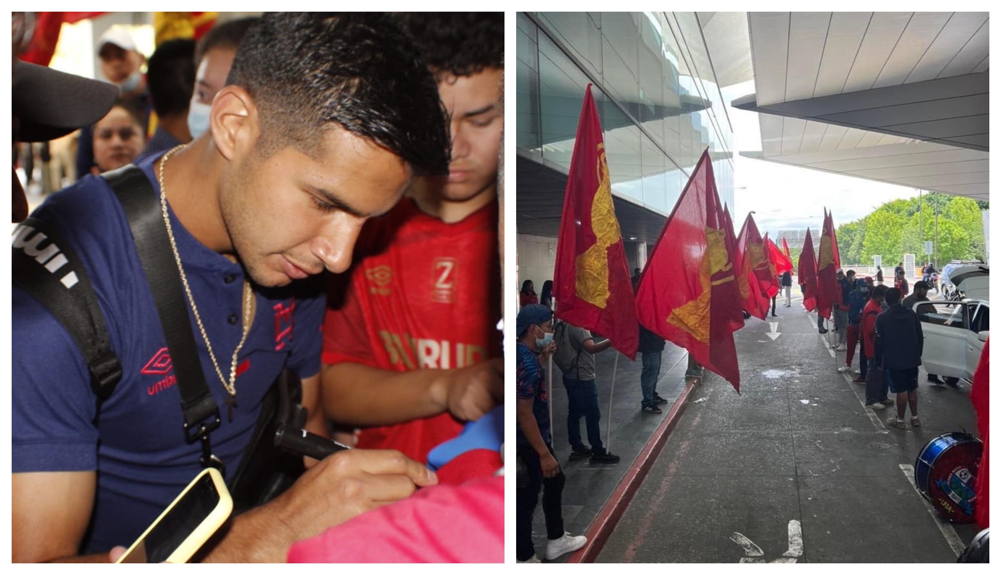 Municipal viajó a Honduras para enfrentar a Olimpia. (Foto Prensa Libre: @futbolerosgt)