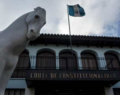 La sede de la Corte de Constitucionalidad lugar en el que se tiene el futuro del deporte guatemalteco en misterio. (Foto Prensa Libre: Twitter)