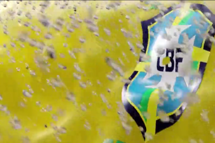 Brasil presentó su nueva camisola para el Mundial de Qatar 2022. Foto Prensa Libre (captura de pantalla)