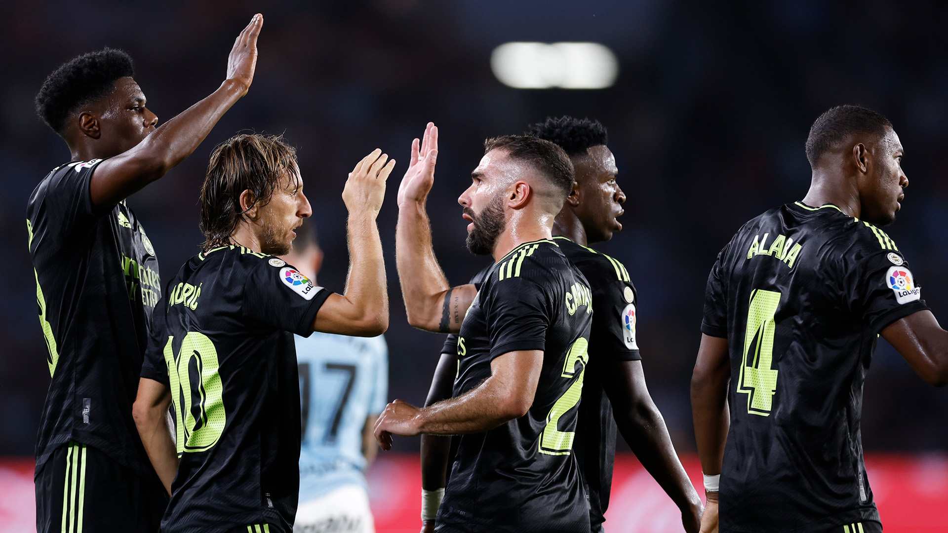 Modric fue uno de los más destacados en la vitoria del Real Madrid ante el Celta. Foto Prensa Libre (Real Madrid)