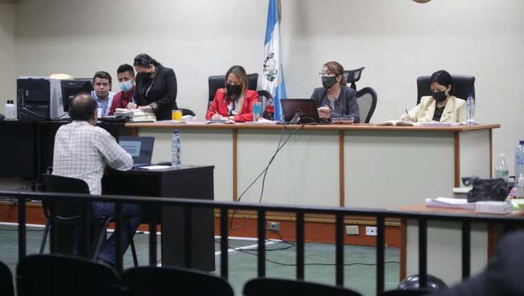 Unos 15 acusados en el caso La Línea declararían en el debate de ese proceso.  (Foto Prensa Libre: Carlos Hernández Ovalle)