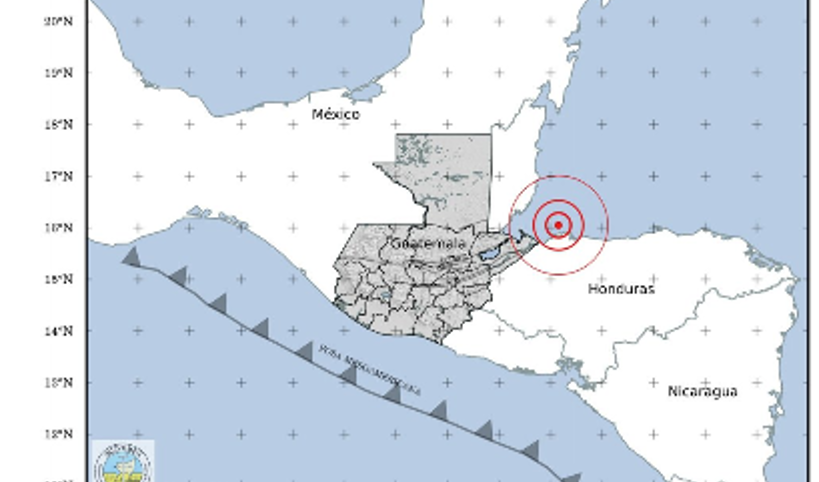 Reportan temblor de 5.5 grados en Puerto Barrios, Izabal