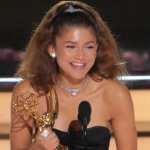 Zendaya ganó el lunes su segundo Emmy como mejor actriz protagónica de una serie dramática. (GETTY IMAGES)