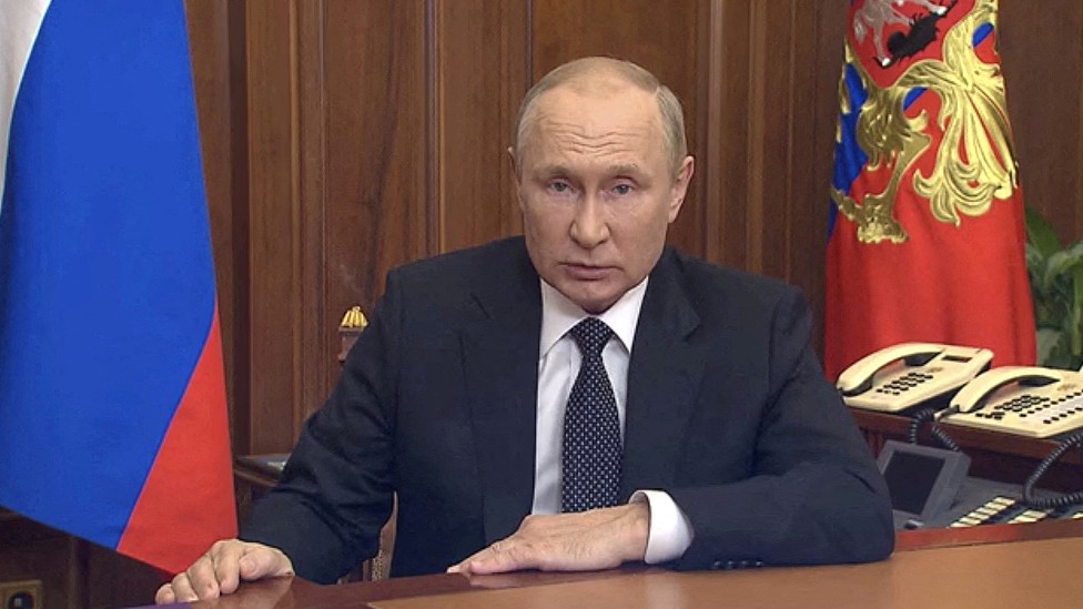 Putin acusó a Occidente de buscar "debilitar, dividir y finalmente destruir" a Rusia. (REUTERS)

