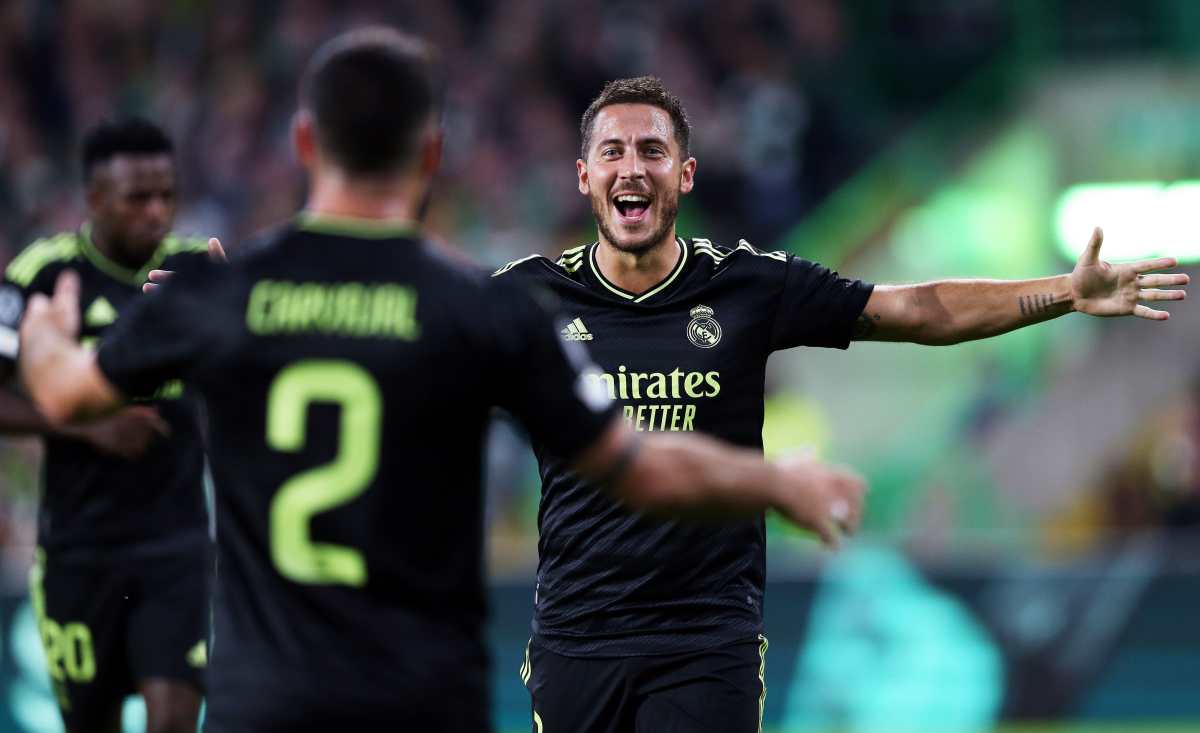 VIDEO | Hazard vuelve y enamora: su gol y asistencia en el triunfo del Real Madrid ante el Celtic en Champions