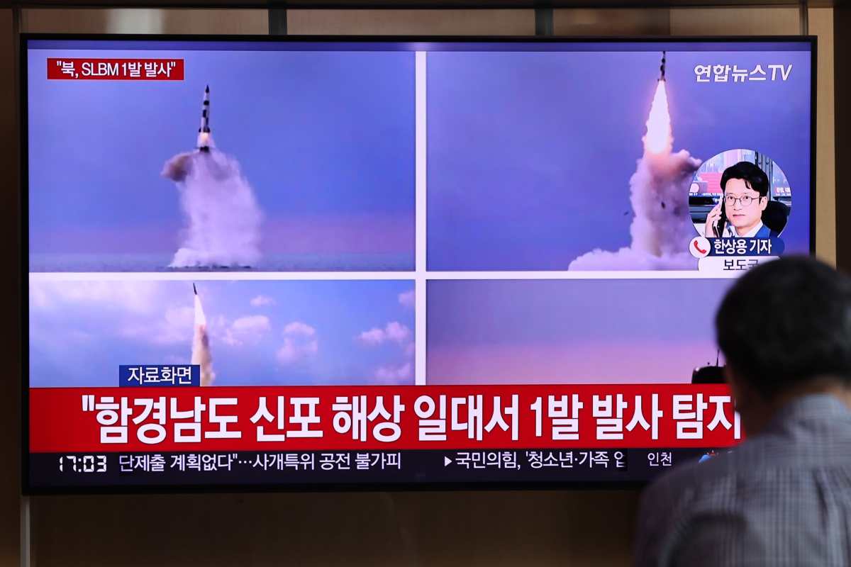 Corea del Norte lanza un misil balístico de corto alcance al mar de Japón