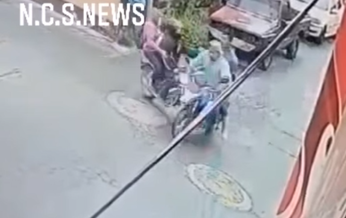 Graban accidente en San José Pinula