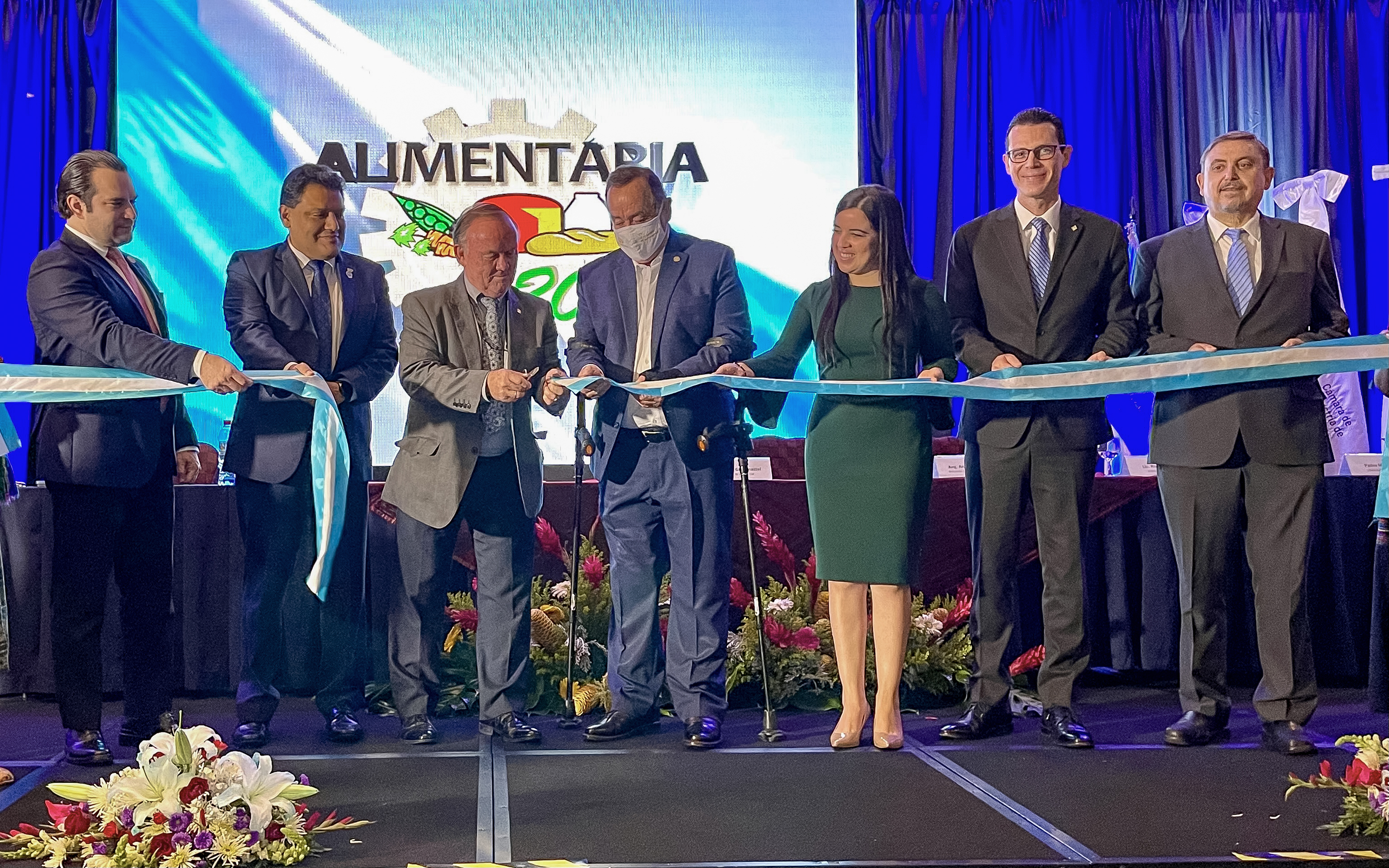 La feria se realizó del 5 al 7 de septiembre dando inicio con la inauguración. Foto Prensa Libre: Cortesía