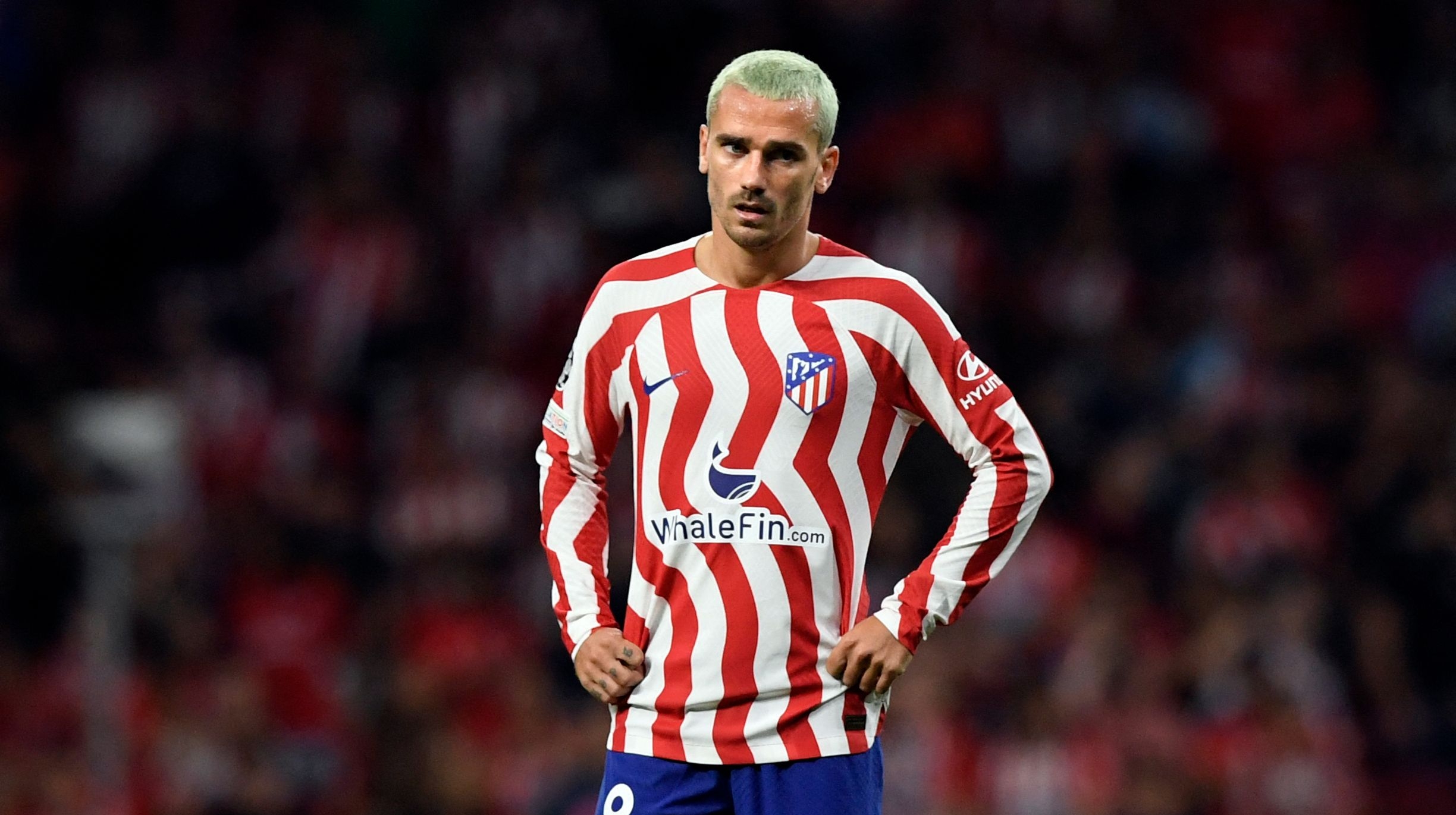 Griezmann está envuelto en una polémica con ambos equipos de LaLiga española. (Foto Prensa Libre: AFP)