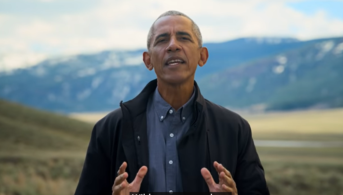 Barack Obama narra los documentales de Our Great National Parks de Netflix. (Foto tomada de uno de los trailers de los documentales de Netflix en Youtube)