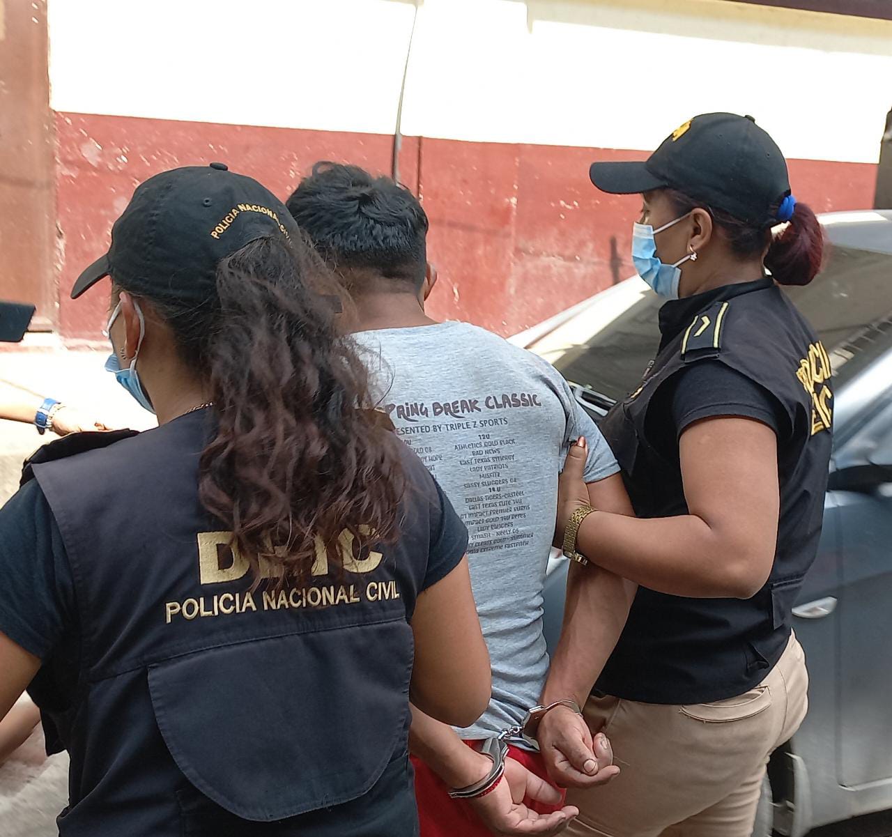 Jorge Adalberto López Corado es señalado de haber causado la muerte del agente Fernando Morán Portillo. (Foto Prensa Libre: PNC)