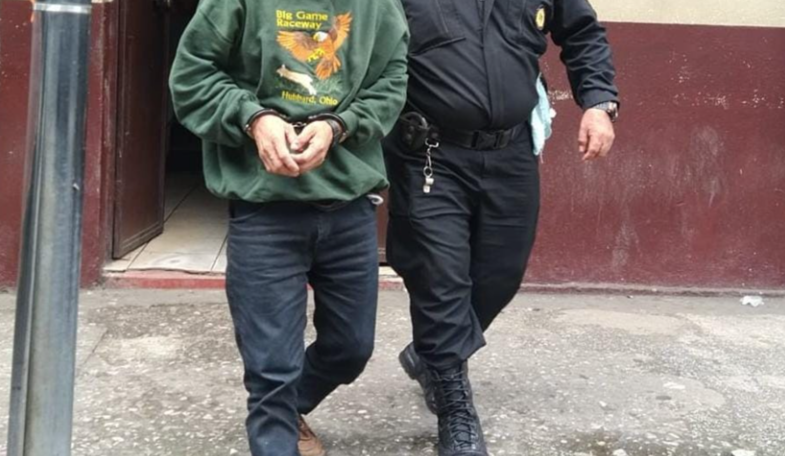 César Enrique Obregón Mejía fue detenido cuando agredía a una mujer en Escuintla. (Foto Prensa Libre: PNC) 