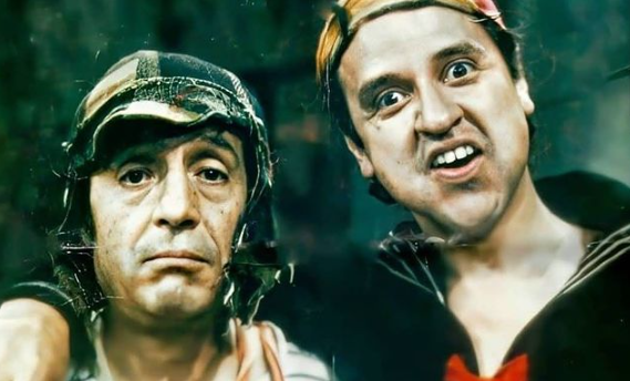 Chespirito y Carlos Villagran