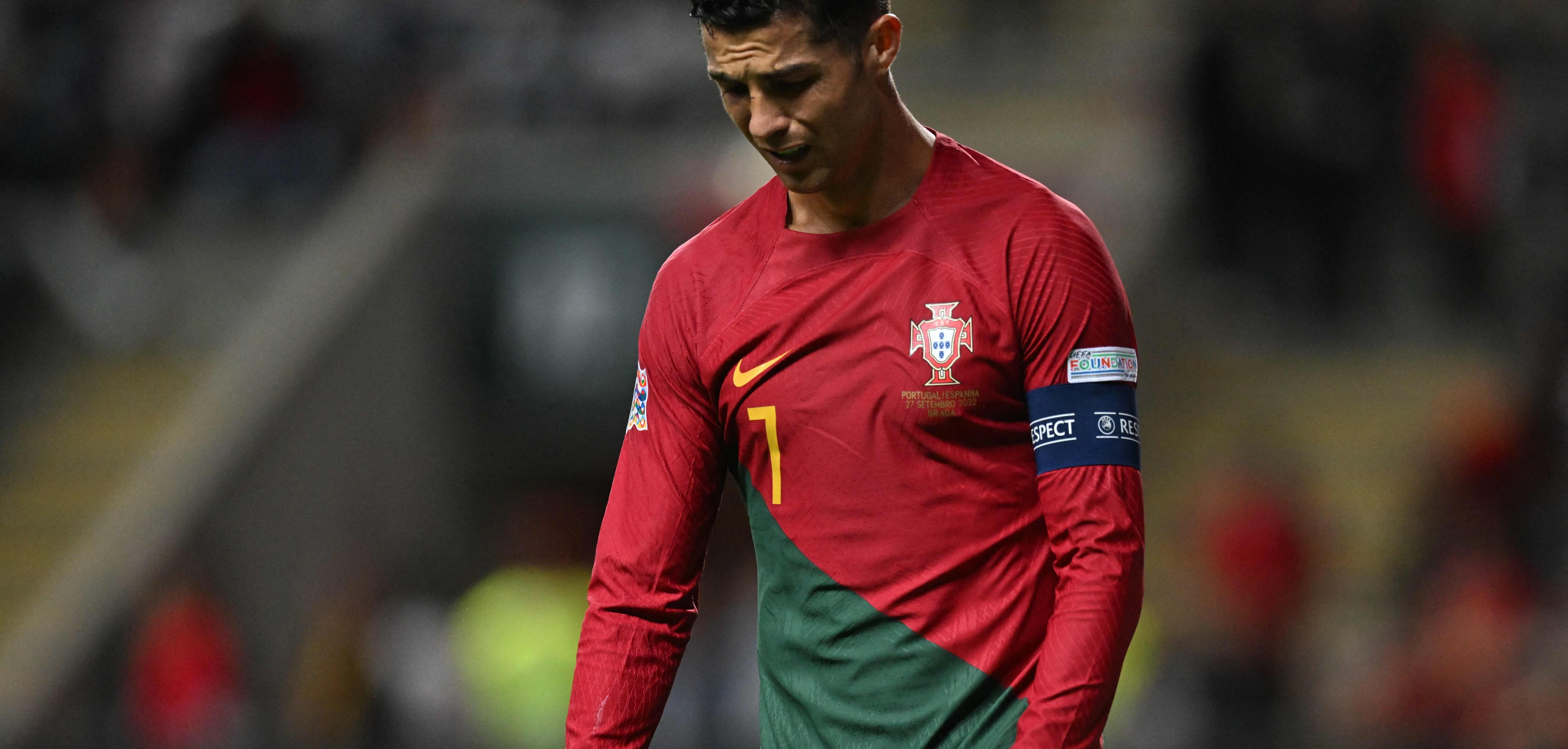 Cristiano Ronaldo está teniendo una de las peores temporadas en su carrera. (Foto Prensa Libre: AFP)
