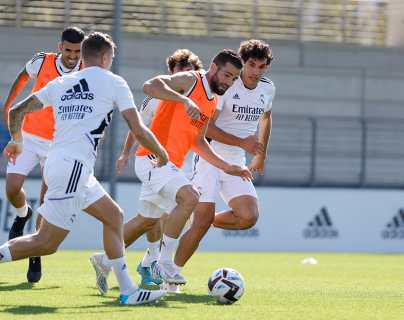 El Real Madrid regresa a los entrenos con Benzema y Lucas Vázquez al margen
