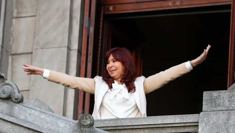 Cristina Fernández, vicepresidenta de Argentina. (Foto Prensa Libre: EFE)