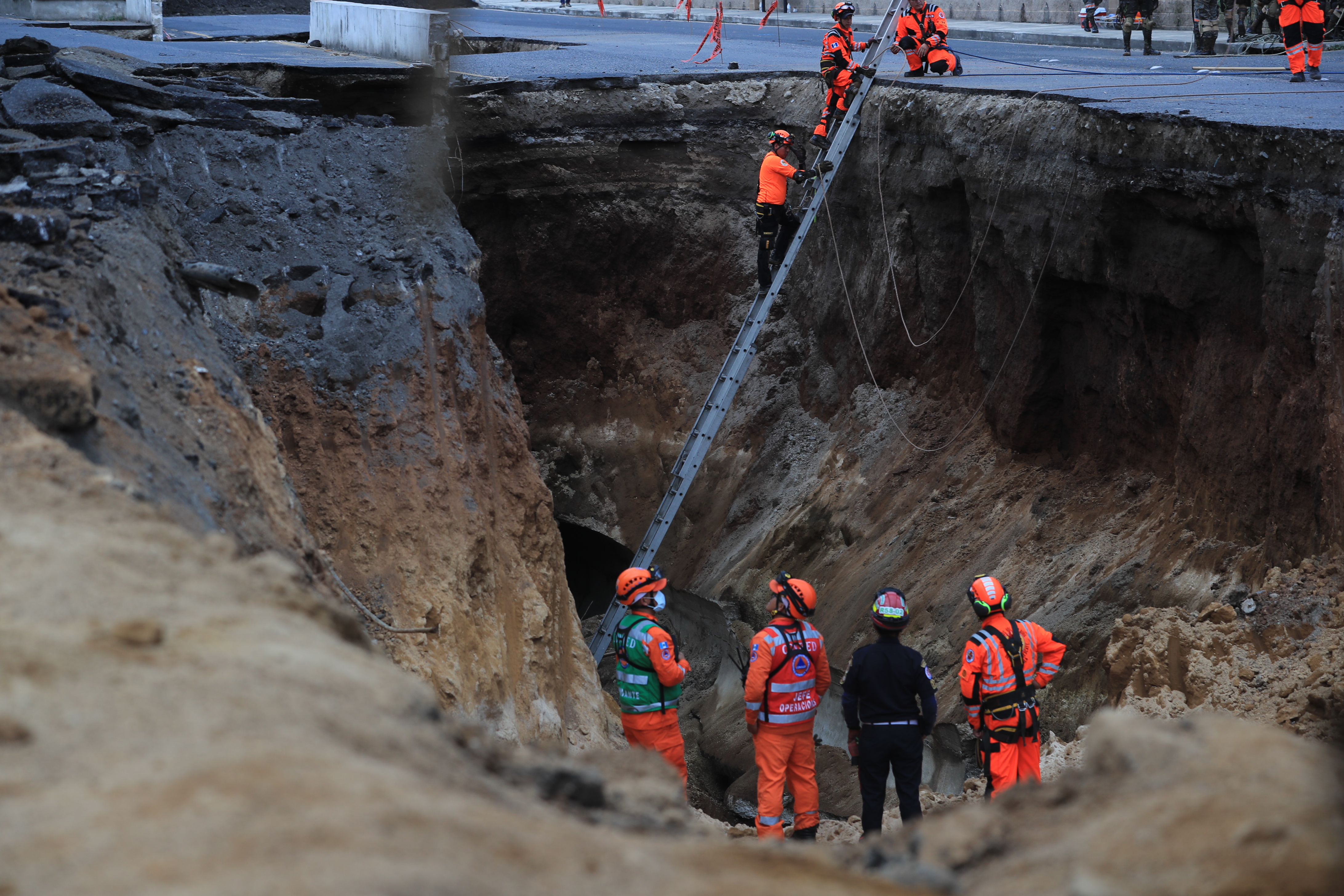 hundimiento en Villa Nueva