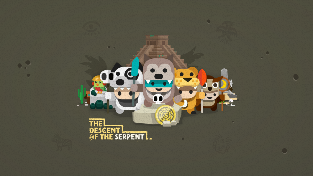 Imagen oficial de El Descenso de la Serpiente, el nuevo juego de Google que invita a viajar al pasado.  (Foto Prensa Libre: cortesía Google)