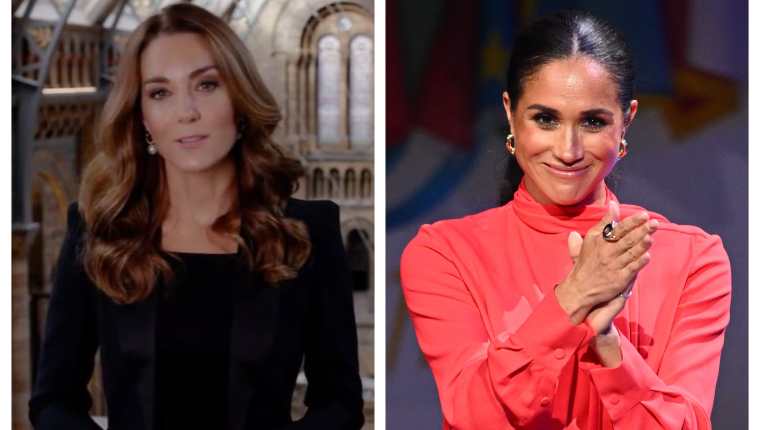 Kate Middleton y Meghan Markle se reencontraron este 10 de septiembre en el Castillo de Windsor.
(Foto Prensa Libre: Instagram The Prince and Princess of Wales y AFP).