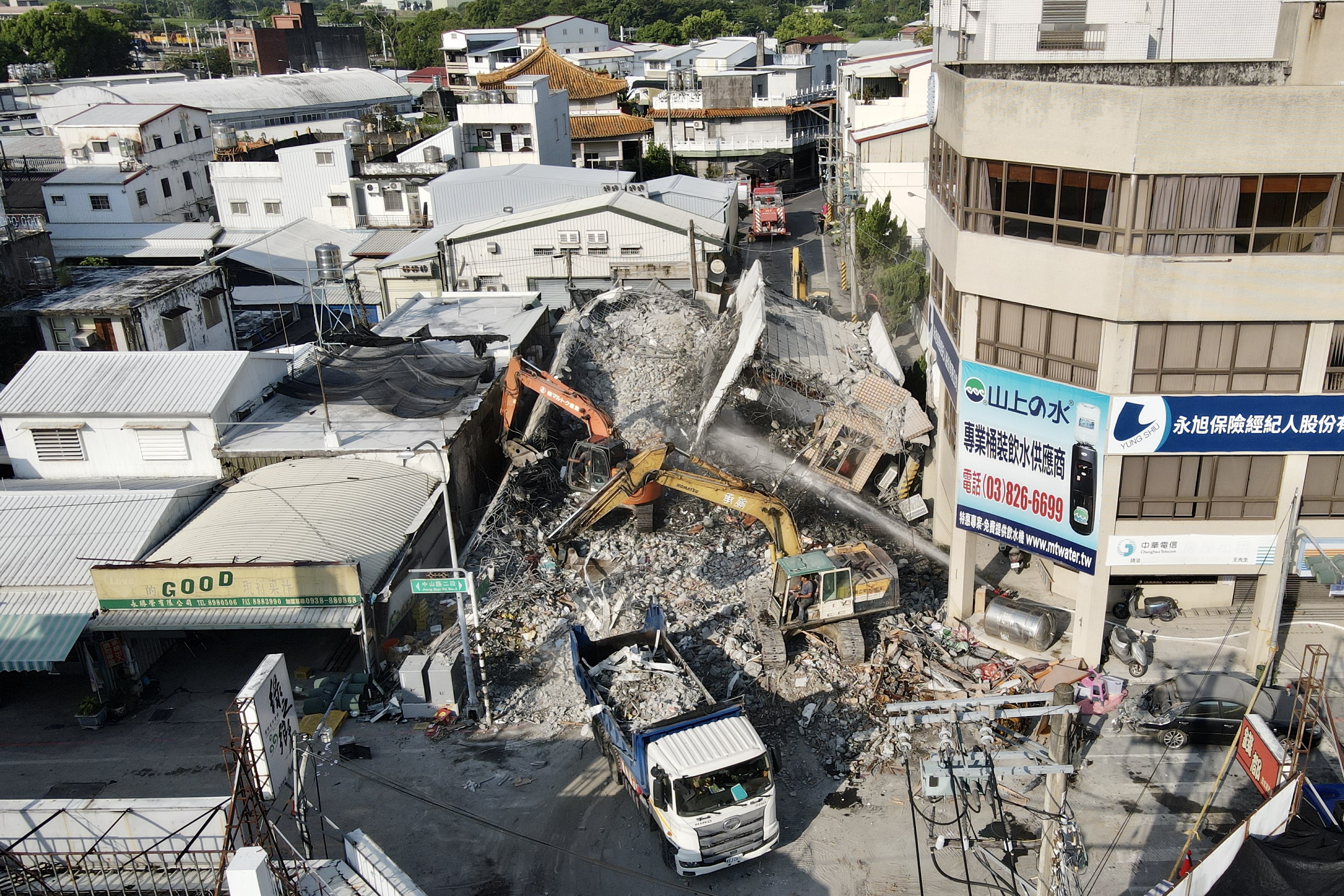 Последствия землетрясения на тайване