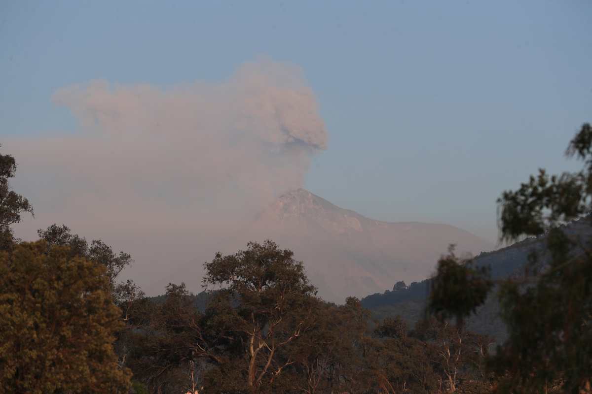 Volcán de Fuego: Autoridades dan a conocer los lugares en los que se registra caída de ceniza