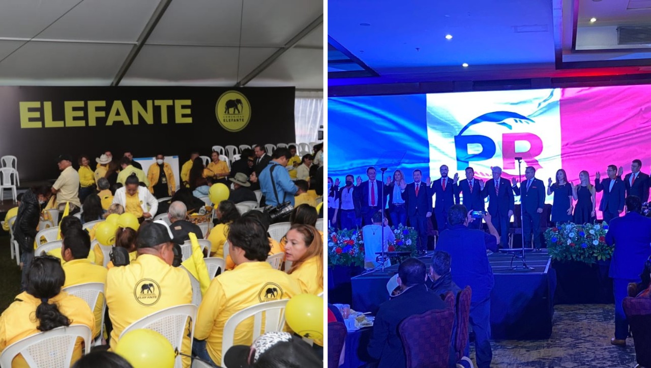Los nuevos partidos políticos Elefante y Republicano eligen comité ejecutivo con protagonismo de exfuncionarios de Jimmy Morales, el PP y la UNE