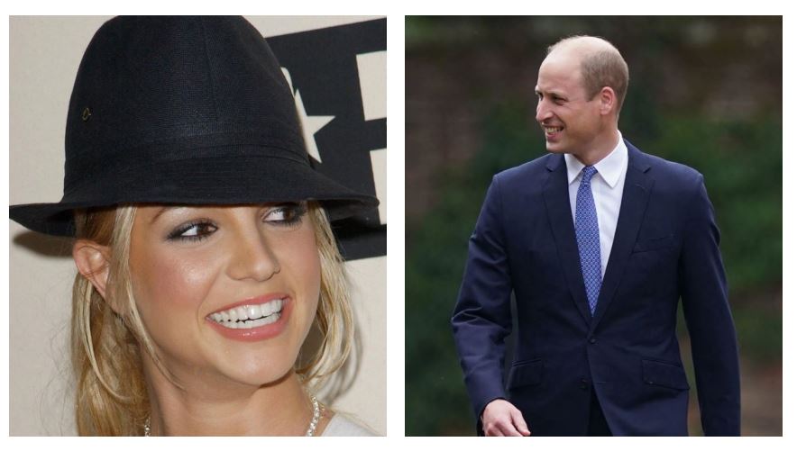 Britney Spears y príncipe William