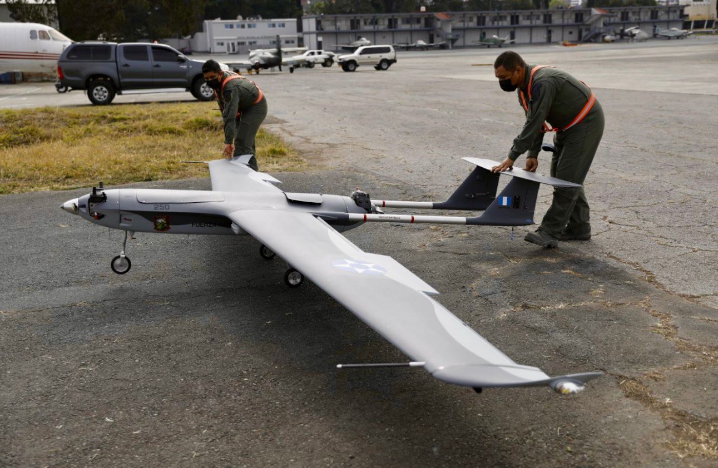 Vehículo no tripulado El Vigilante, del Ejército de Guatemala. (Foto Prensa Libre: Gobierno de Guatemala)
