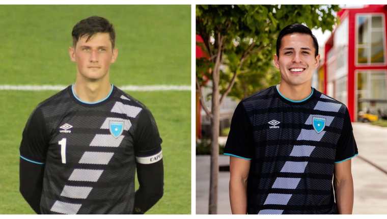 Nicholas Hagen y Rubio Rubín, jugador de la Selección de Guatemala. (Foto Prensa Libre: Instagram @nicholash1
y @rubiorubin)