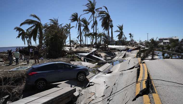 Huracán Ian: Video en cámara rápida muestra cómo se inundan las calles ...