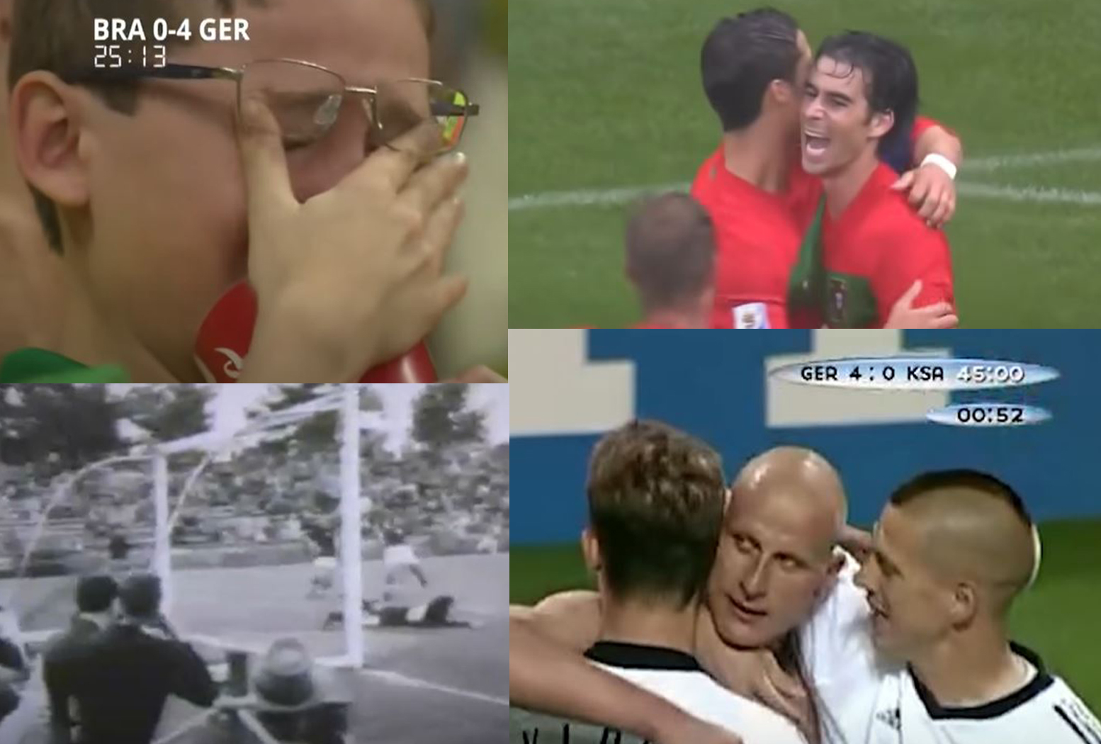 Las goleadas en una Copa del Mundo no son muchas, pero sí históricas. ¿Recuerdas alguna? (Foto Prensa Libre: YouTube)