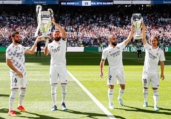 El Real Madrid ofrece la Champions y Supercopa de Europa a su afición 106 días después de su último partido en el Bernabéu