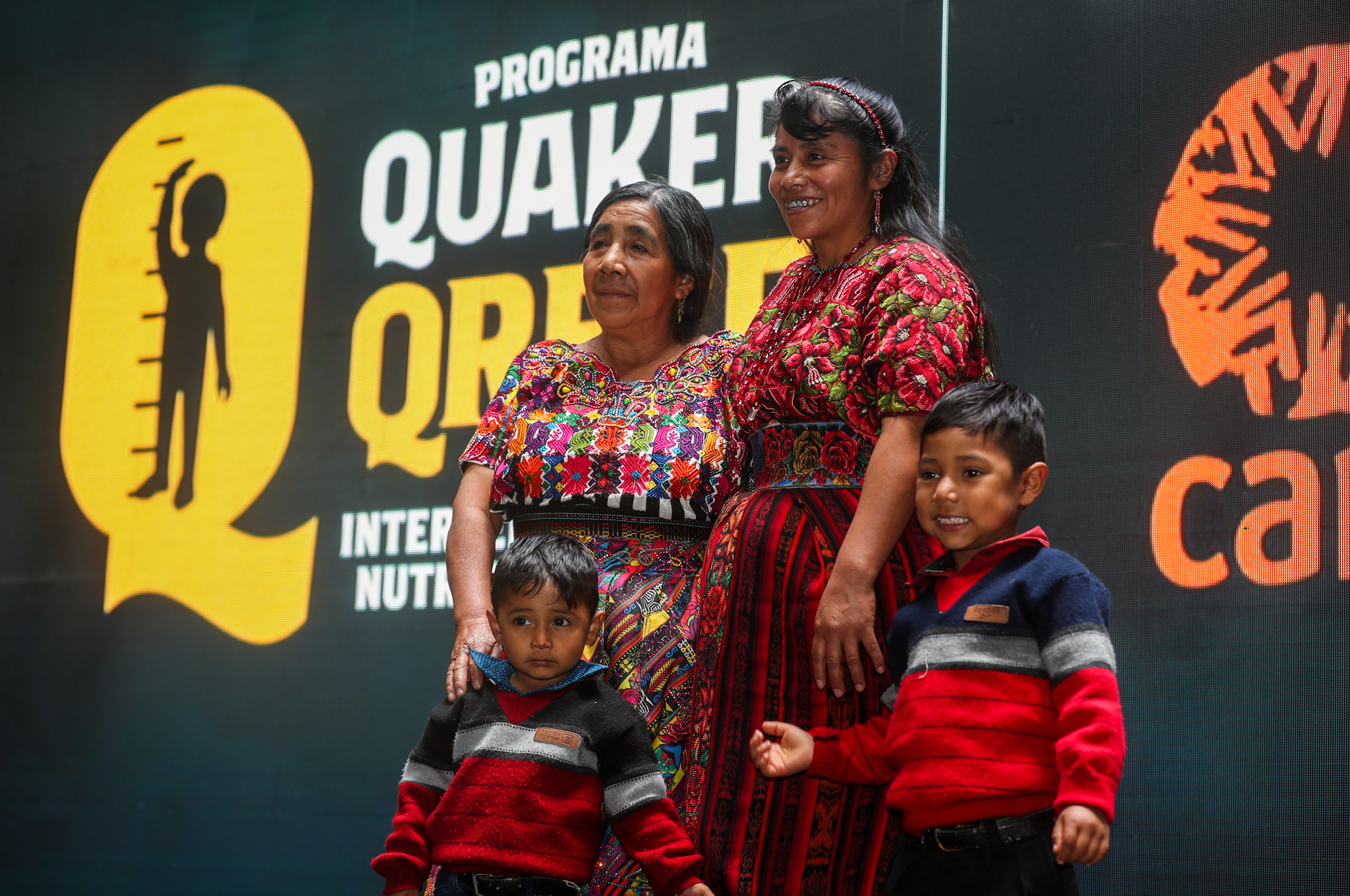 Familia Beneficiada por programa Quaker Qrece.  / Foto: Juan Diego González