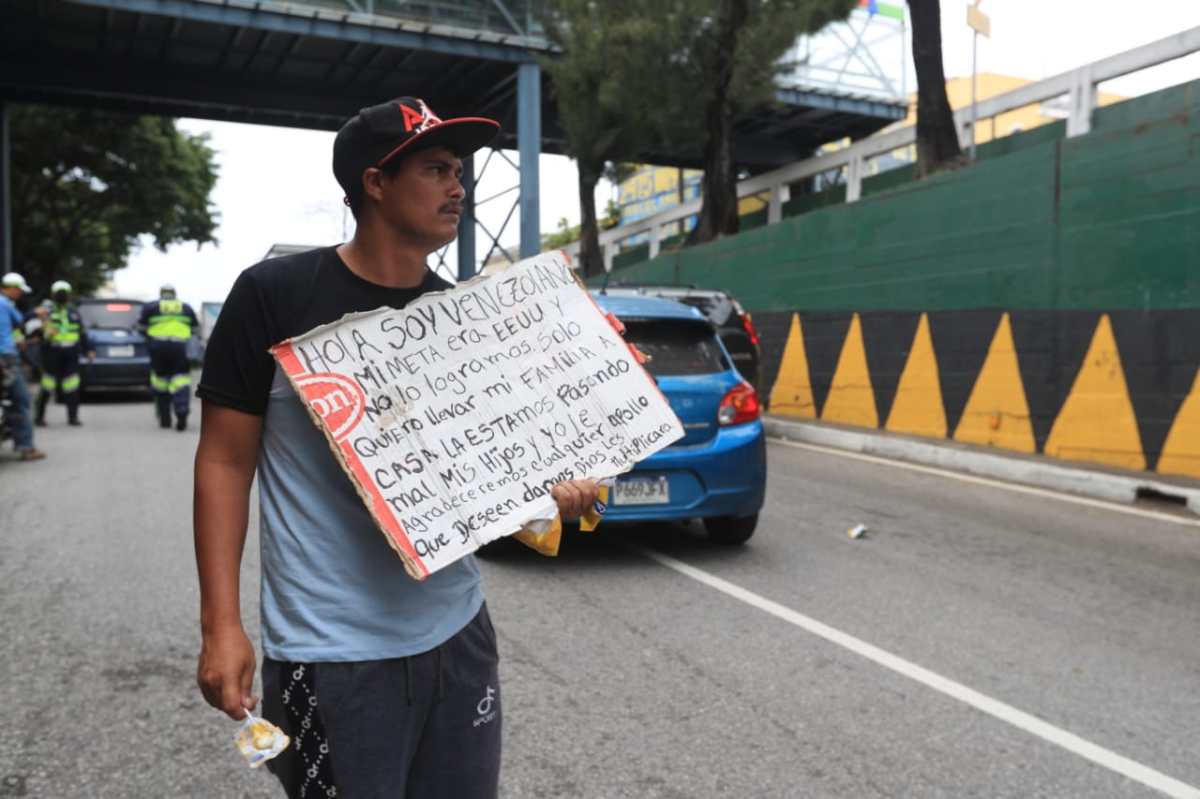 “Ayúdenos a volver a nuestro país”: migrantes venezolanos claman por apoyo en Guatemala