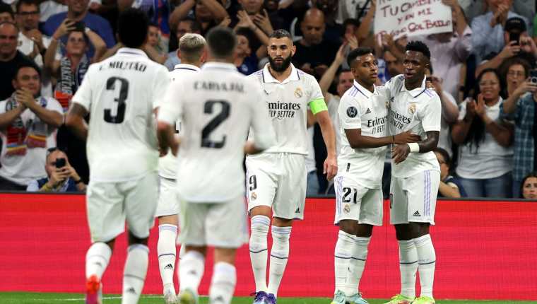 El Real Madrid continúa invicto y sin perder puntos en este inicio de la Champions League. (Foto Prensa Libre: AFP)