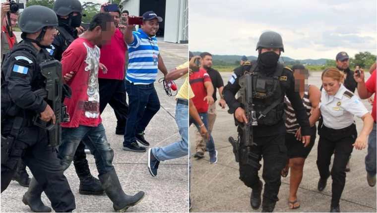 Aroldo Guadalupe Cabrera Suchité y Maritza Noemí Méndez García fueron arrestados este 7 de octubre en Petén, por supuestamente explotar sexualmente a una niña de 9 años. Fotos PNC.