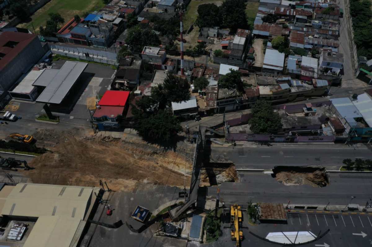 Hundimiento en Villa Nueva: La razón por la que los trabajos de reparación están suspendidos