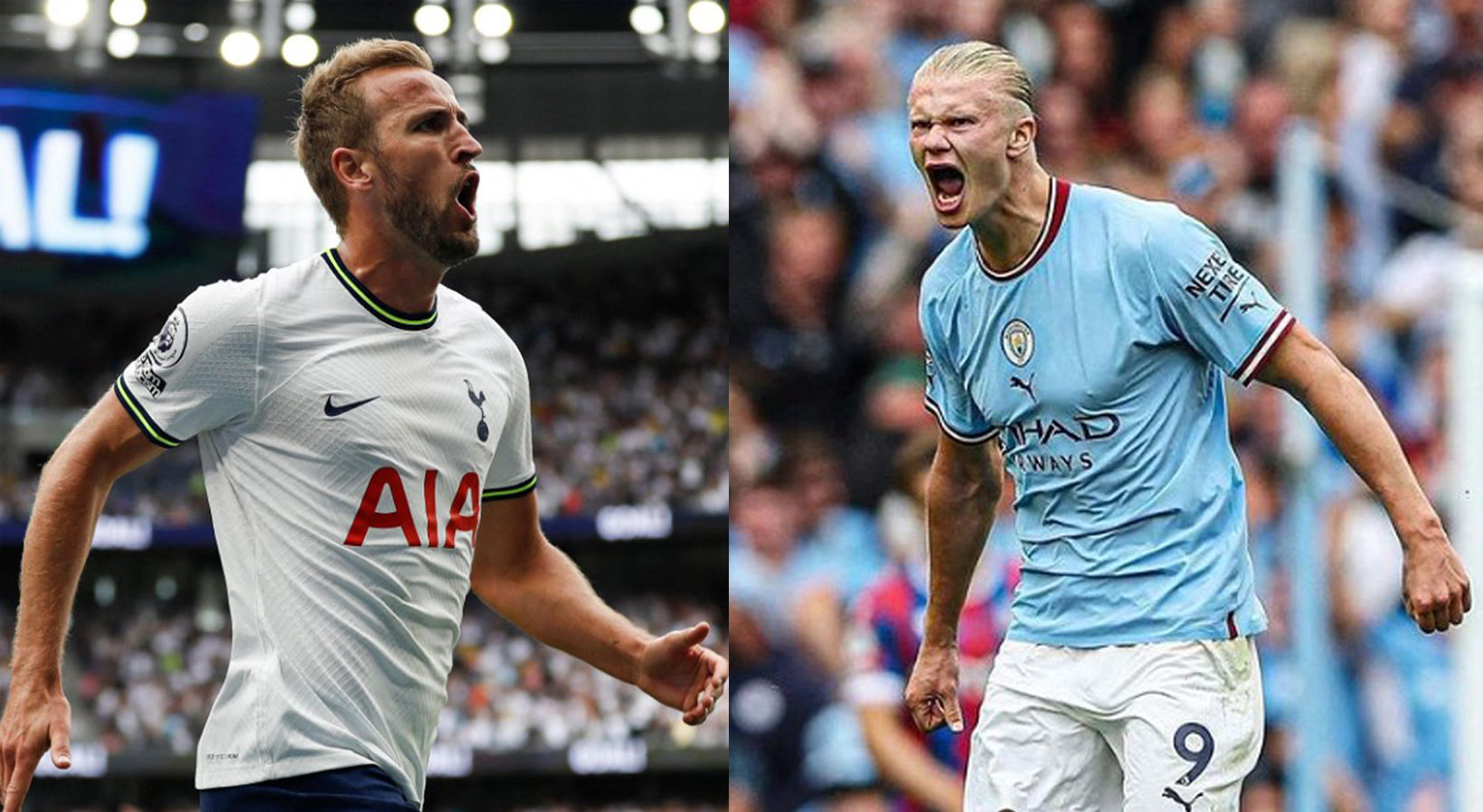 Kane y Haaland protagonizarán la pugna de goleadores de la Premier League esta temporada. (Foto Prensa Libre: Instagram)