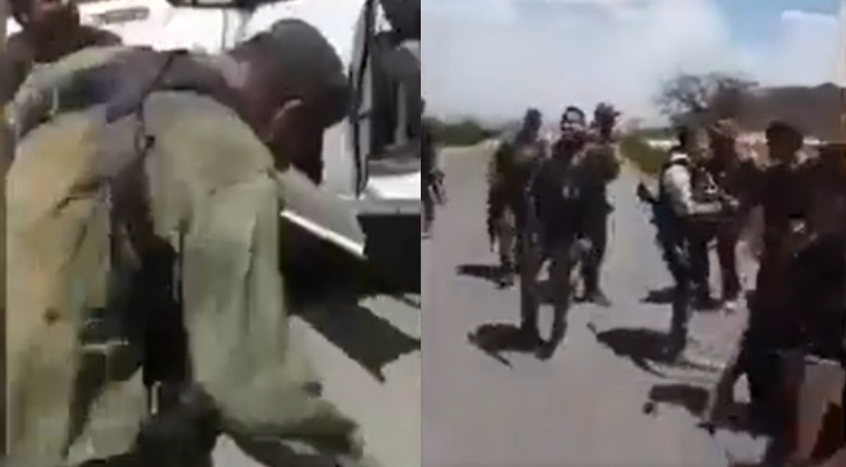 Video: sicarios del CJNG golpean y humillan a presuntos integrantes del Cártel de Sinaloa