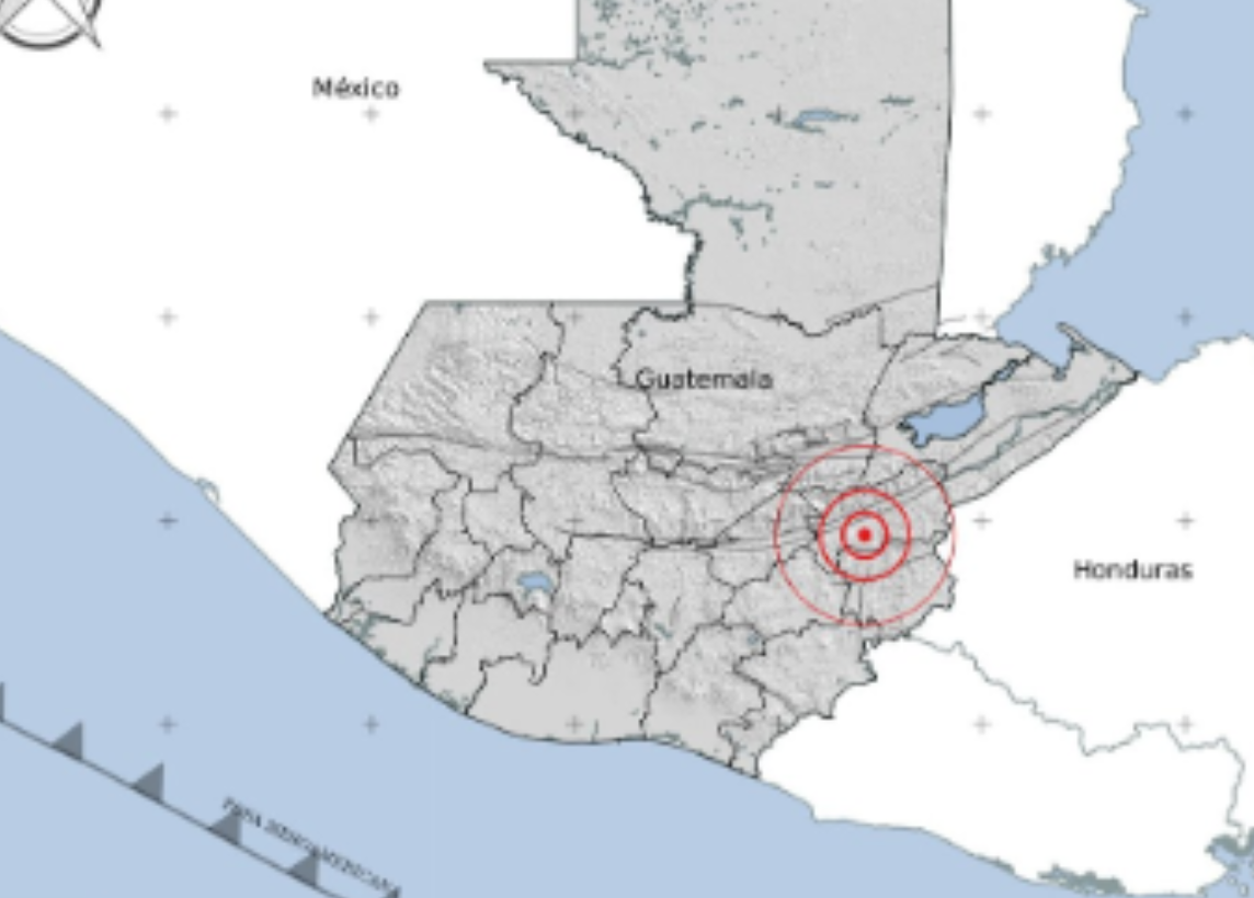 Temblor en Guatemala