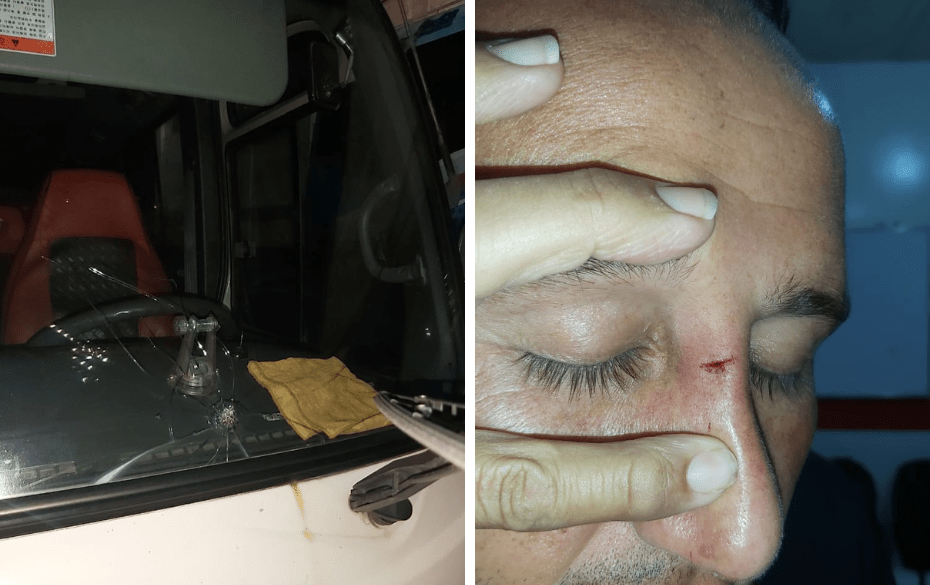 El bus de Comunicaciones sufre ataque previo al partido de Liga Nacional ante Xelajú MC