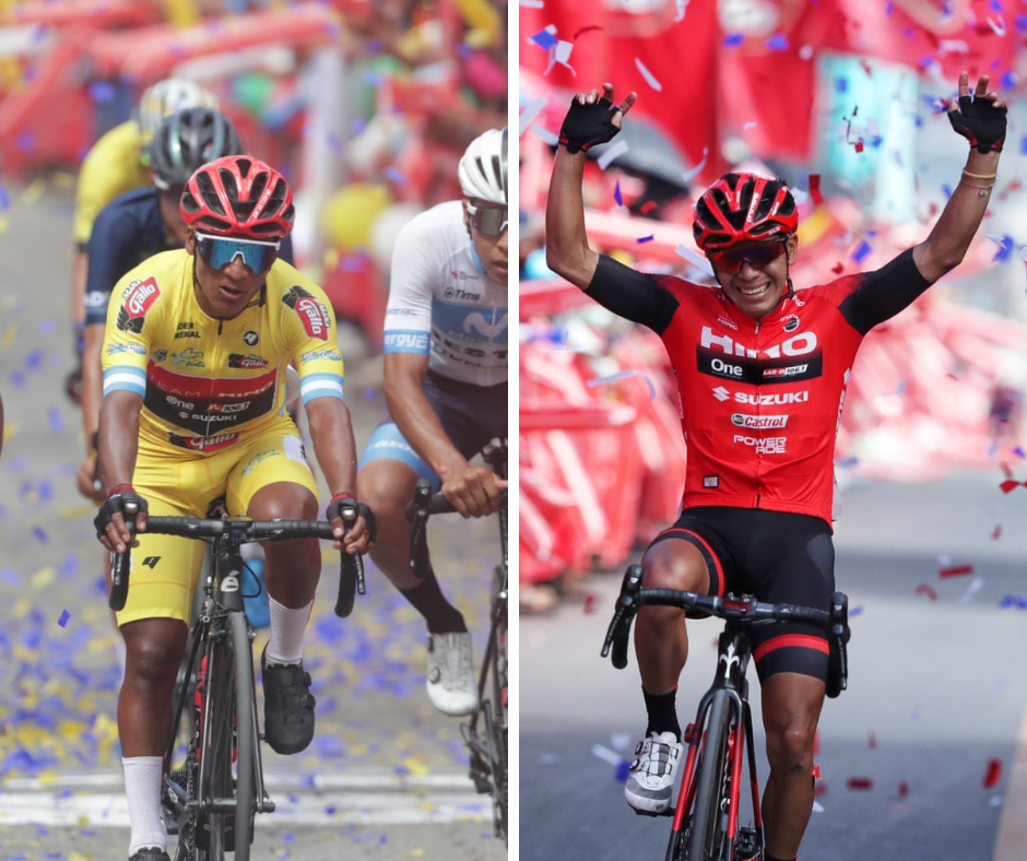 Esdras Morales ganó la novena etapa de la Vuelta a Guatemala 2022. Foto Prensa Libre (Esbin García)