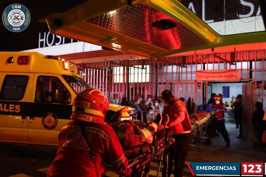 El hecho criminal deberá de ser investigado por el MP y esclarecer cual fue la razón del ataque. Fotografía: Bomberos Municipales.