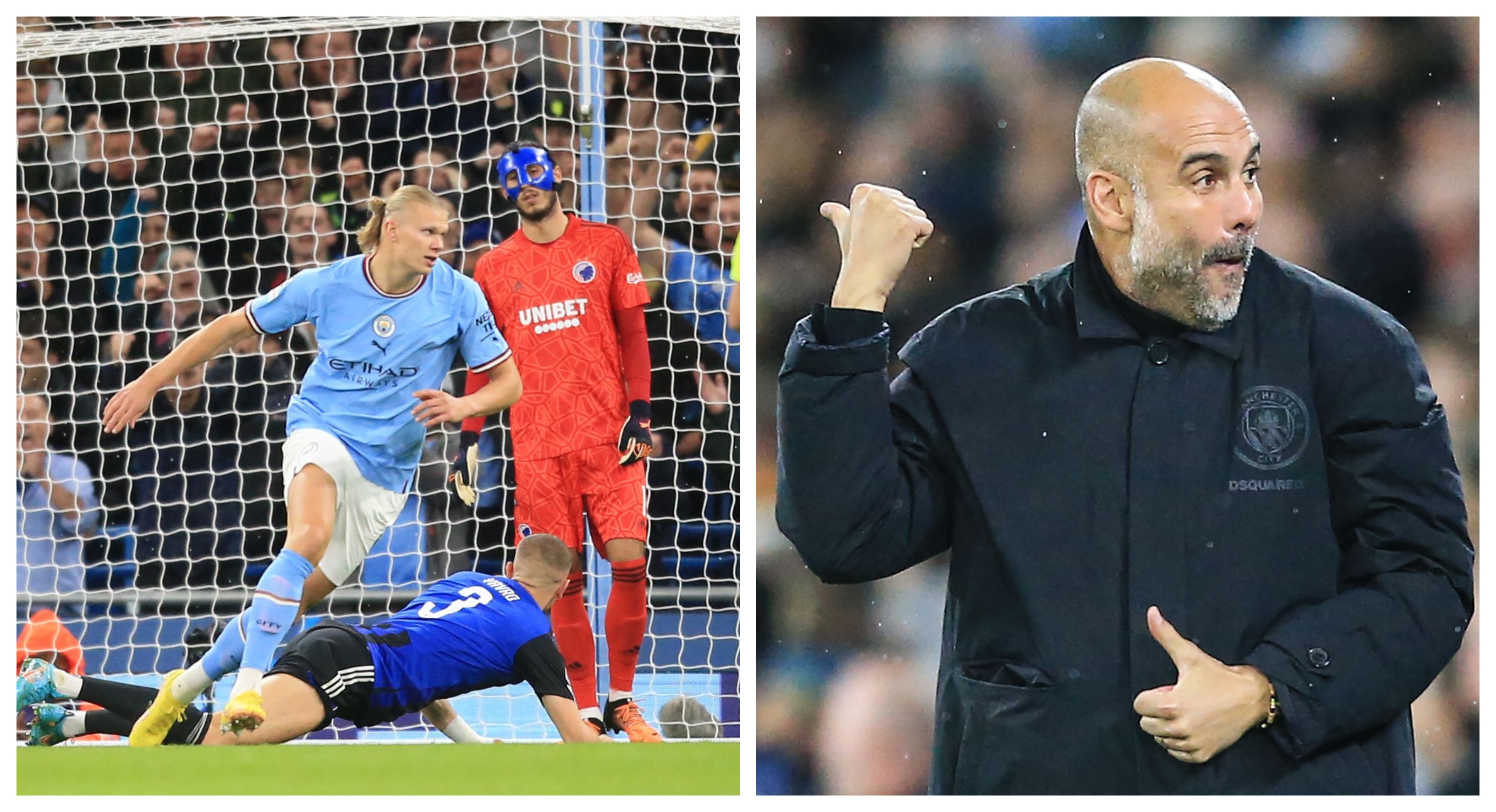 Erling Haaland volvió a anotar para el Manchester City. (Foto Prensa Libre: AFP)