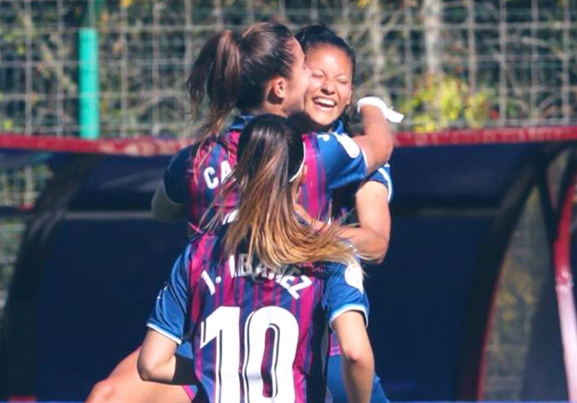 Andrea Álvarez arrancó bien la temporada con el Éibar Femenino. Foto Prensa Libre (@AA_Alvarez10)