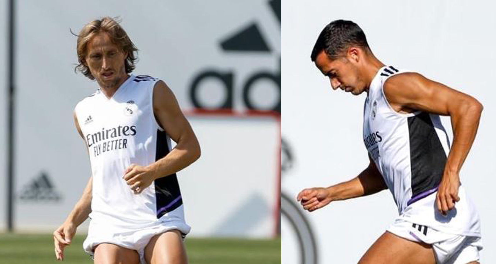 Modric y Vázquez ya se entrenaron con el equipo merengue pero aún no se confirma su participación en el duelo frente al Shakhtar. (Foto Prensa Libre: Instagram)