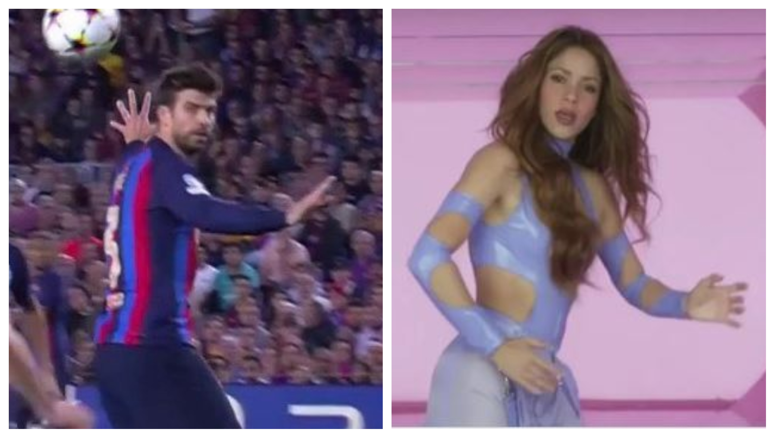 Gerard Piqué es protagonista de los memes en redes sociales. (Foto Prensa Libre: Captura video)