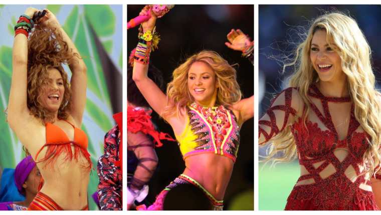 Shakira ha estado en tres Copas del Mundo. (Foto Prensa Libre: Hemeroteca PL)