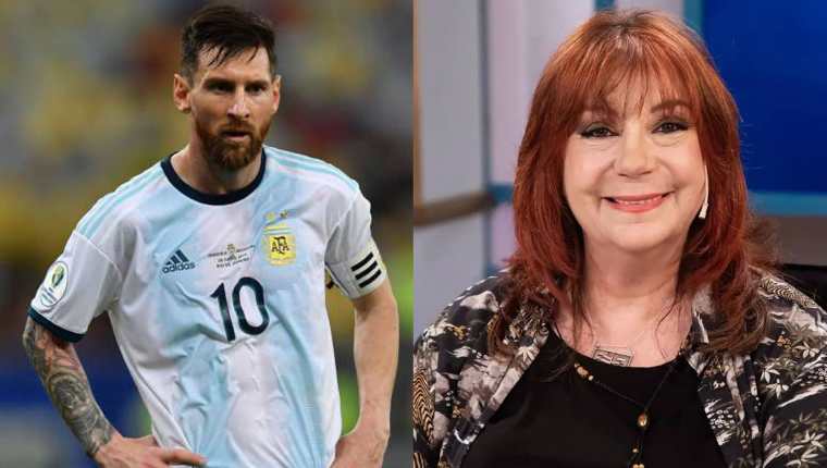 La visión de Ludovica Squirru es la peor pesadilla que podría sucederle a Lionel Messi y su Selección en Qatar 2022. (Foto Prensa Libre: Redes Sociales)