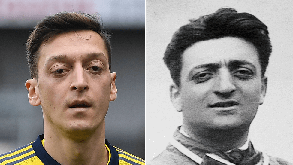 Un parecido que ha dado mucho de qué hablar en internet: Mesut Ozil, futbolista alemán de ascendencia turca, nació en 1988 y Enzo Ferrari, fundador de la escudería Ferrari, nació en Italia en 1898.
GETTY IMAGES
